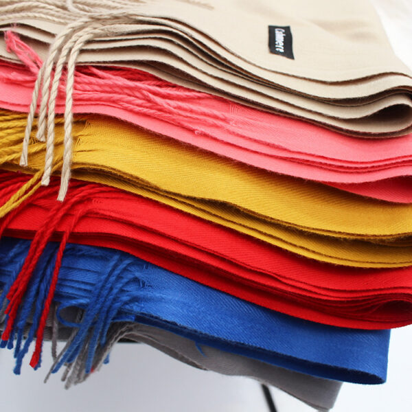 Solid Colour Cashmere Scarf: Elevate Your Style | Shop Now - Image 4