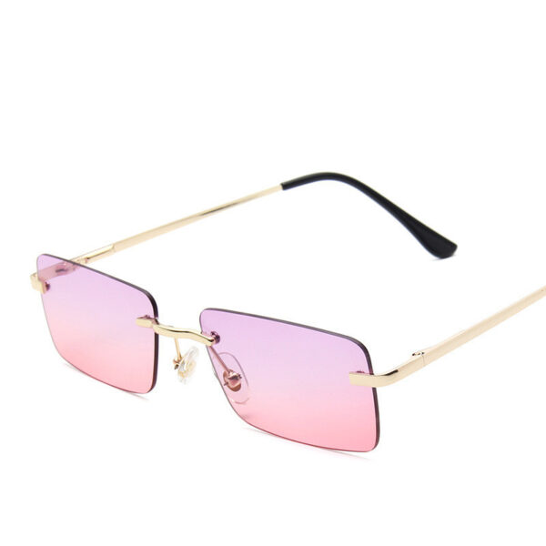 Square Rimless Sunglasses Women: Stylish Eyewear Choice for Fashion - Image 10