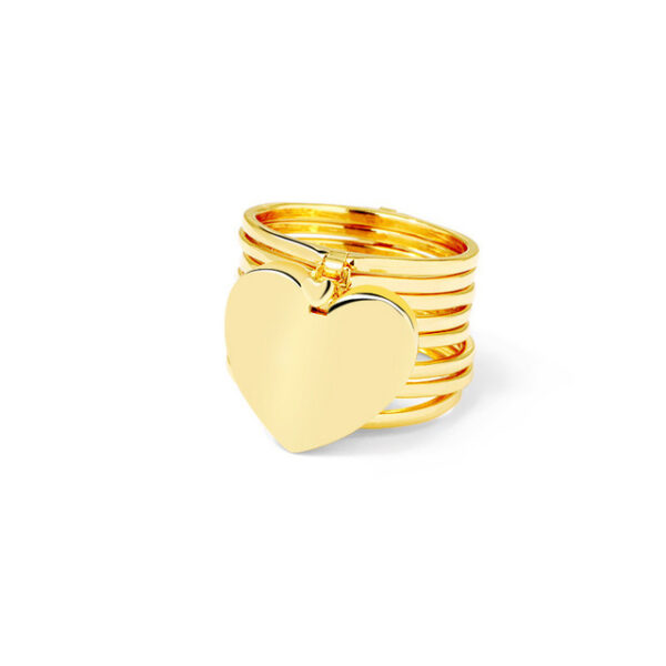 Trendy Folding Gold Lord Ring in Love Bracelet Shape 💍✨ - Image 6