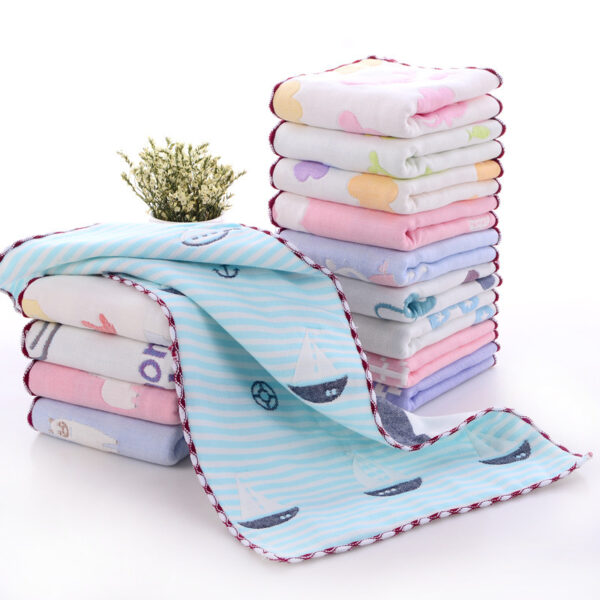 Children Cartoon Cotton Towel - Image 2