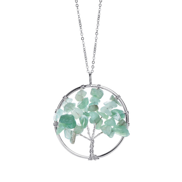 Tree of Life Pendant: Hand-Wound Lucky Jewellery for Positive Energy - Image 2