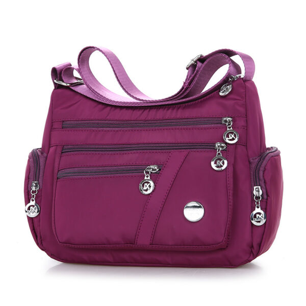 High Capacity Waterproof Crossbody Bag: Women's Multi-Pocket Shoulder Bag