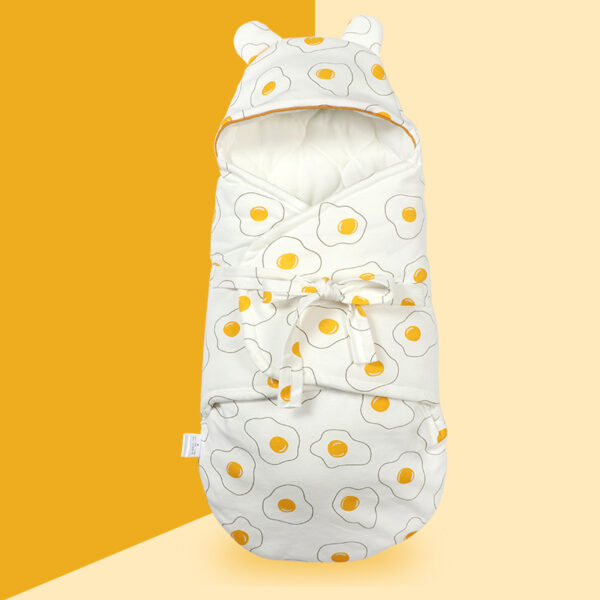 Premium Thick Cotton New-born Baby Swaddle Quilt for Anti-Kicking Comfort.🌿 - Image 6