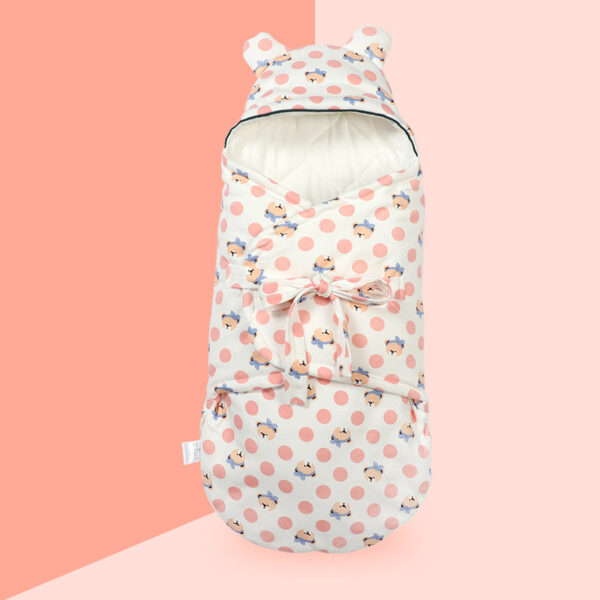 Premium Thick Cotton New-born Baby Swaddle Quilt for Anti-Kicking Comfort.🌿 - Image 9