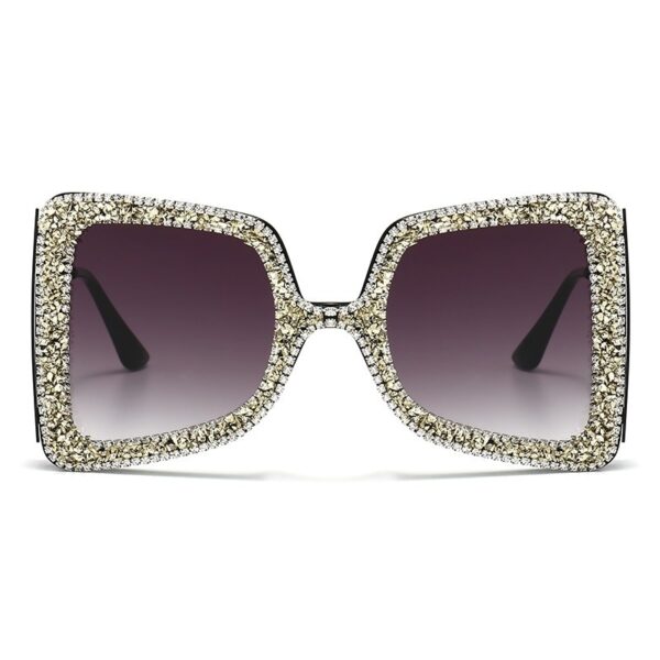 Point Drill Women's Sunglasses: Chic and Trendy Eyewear Accessory - Image 3