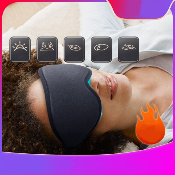 Relieve Fatigue 3D No Nose Wing Eye Mask