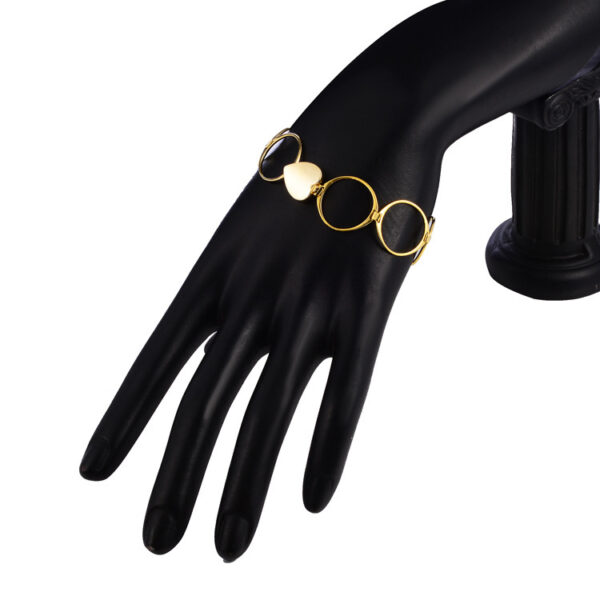Trendy Folding Gold Lord Ring in Love Bracelet Shape 💍✨ - Image 5
