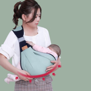 Comfy One-Handed New-born Baby Carrier: Safe Cotton Sling with Ring