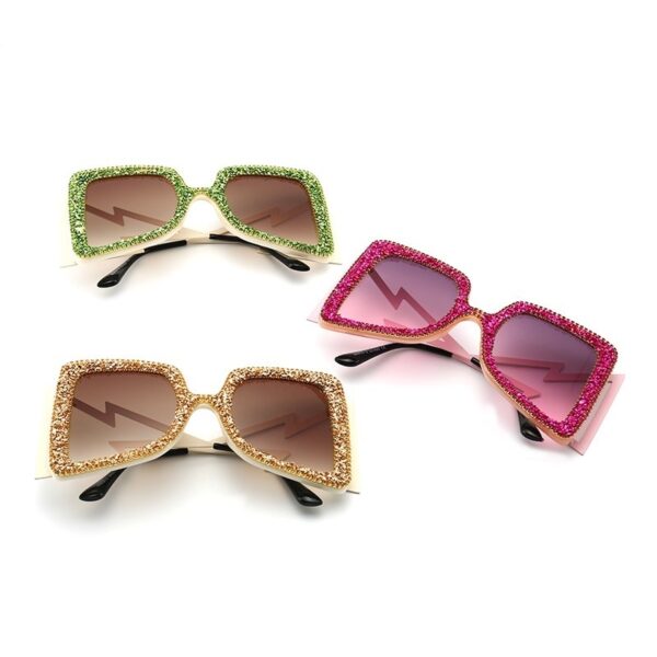 Point Drill Women's Sunglasses: Chic and Trendy Eyewear Accessory - Image 2