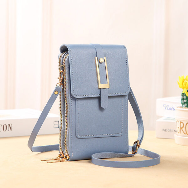 Versatile Transparent Women's Shoulder Bag with Touch Screen Phone Function. - Image 9