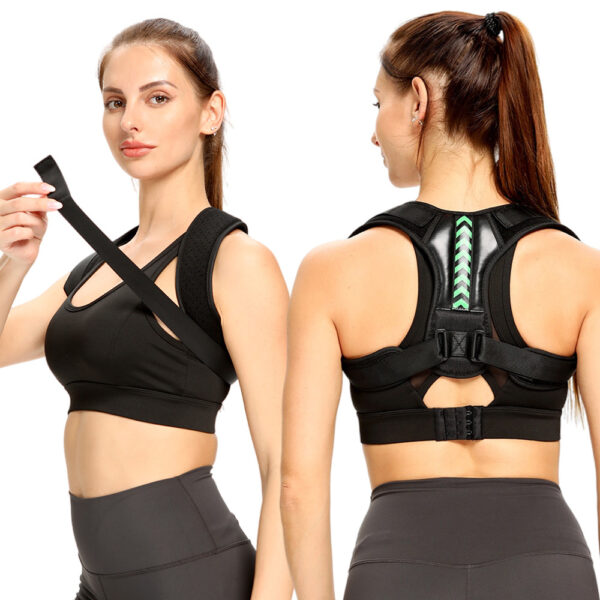 Adjustable Posture Corrector: Back Belt for Men and Women's Alignment - Image 2