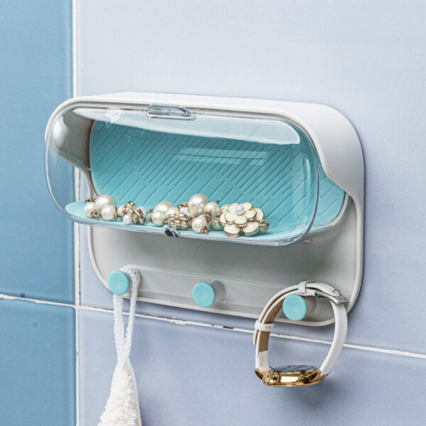 Bathroom Wall Holder: Practical Punch-Free Organizer for Glasses, Clothes, Keys - Image 4