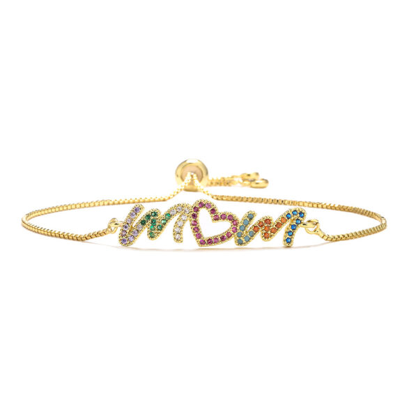 Custom Gold Bracelet with Personalized Zirconium Colour: Thoughtful Gift - Image 6