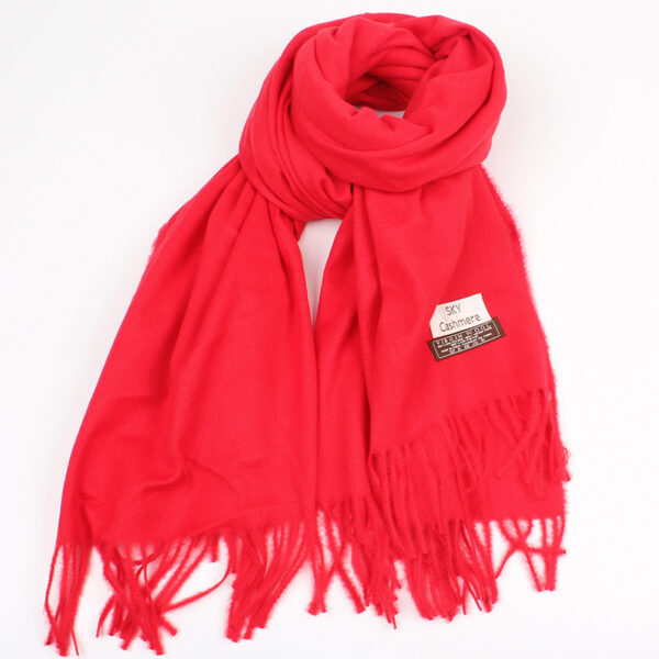 Warm and Stylist: Faux Cashmere Scarf in Solid Colours - Image 9