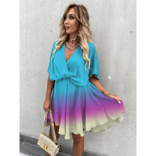 Gradient Loose Dress: European & American Style | Shop Now - Image 2