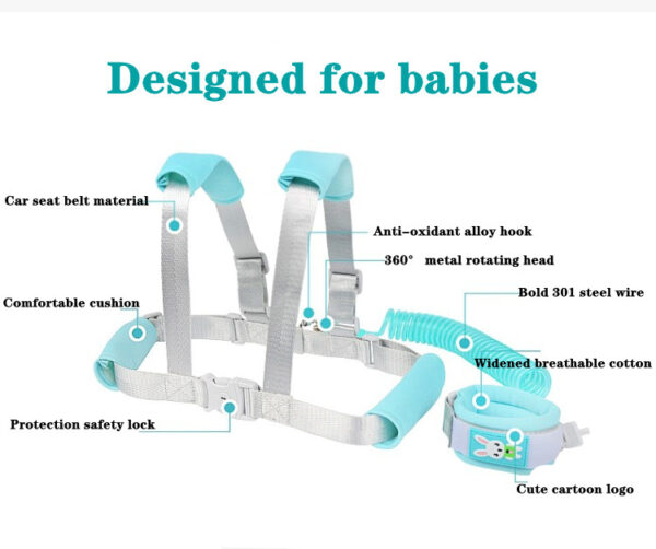 Child Anti-Lost Belt: Baby Backpack Walking Safety Traction Rope - Image 6