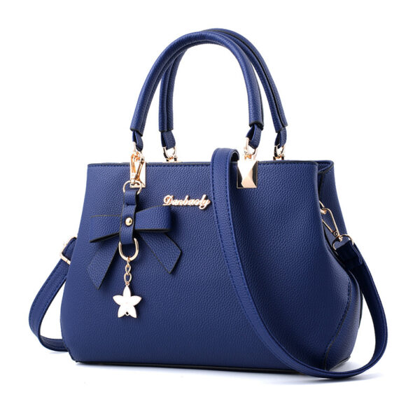 Chic Bowknot Star Pendant Totes: Women's Shoulder Bag Elegance - Image 8