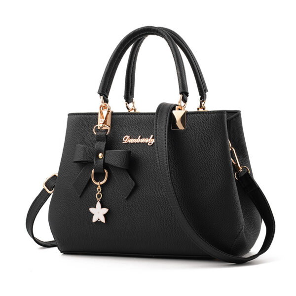 Chic Bowknot Star Pendant Totes: Women's Shoulder Bag Elegance - Image 2