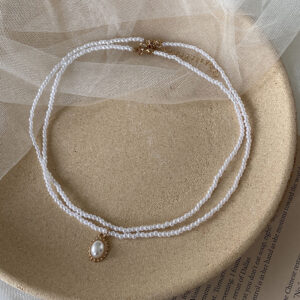 Elegant Double-Layer Pearl Necklace