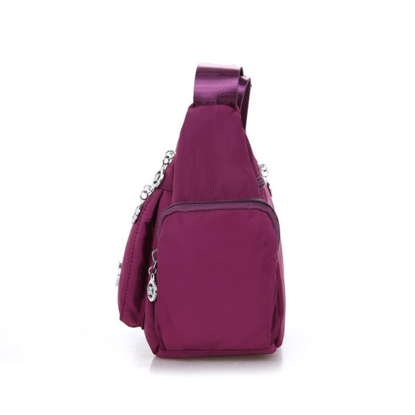 High Capacity Waterproof Crossbody Bag: Women's Multi-Pocket Shoulder Bag - Image 7