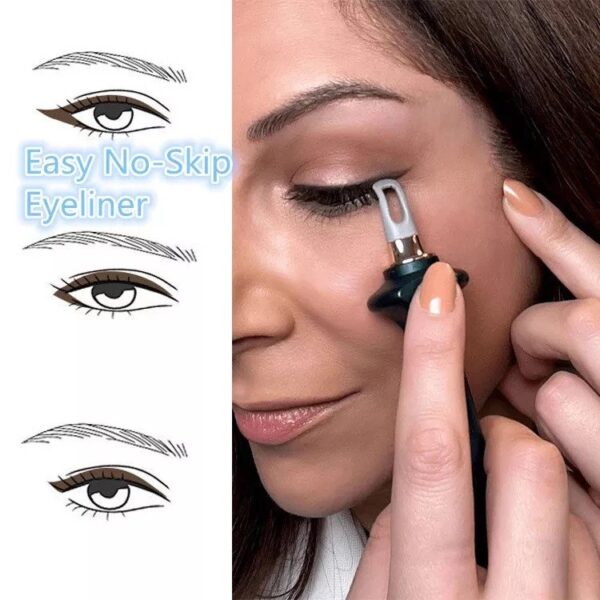 Waterproof Silicone Eyeliner Brush: Precision Drawing Aid for Perfect Lines - Image 2