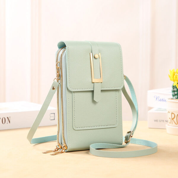 Versatile Transparent Women's Shoulder Bag with Touch Screen Phone Function. - Image 10