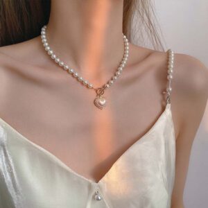 Pearl love Necklace