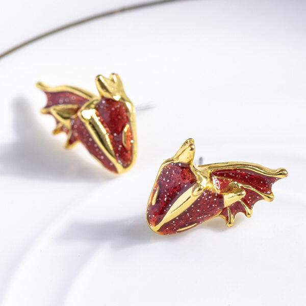 Trending Boho Dragon Dinosaur Stud Earrings For Women Girls - Image 6