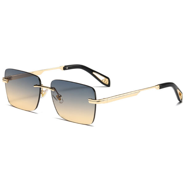 Perfect Retro Square Frameless Sunglasses For Men and Women - Image 4