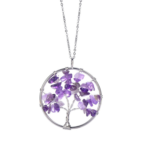 Tree of Life Pendant: Hand-Wound Lucky Jewellery for Positive Energy - Image 4