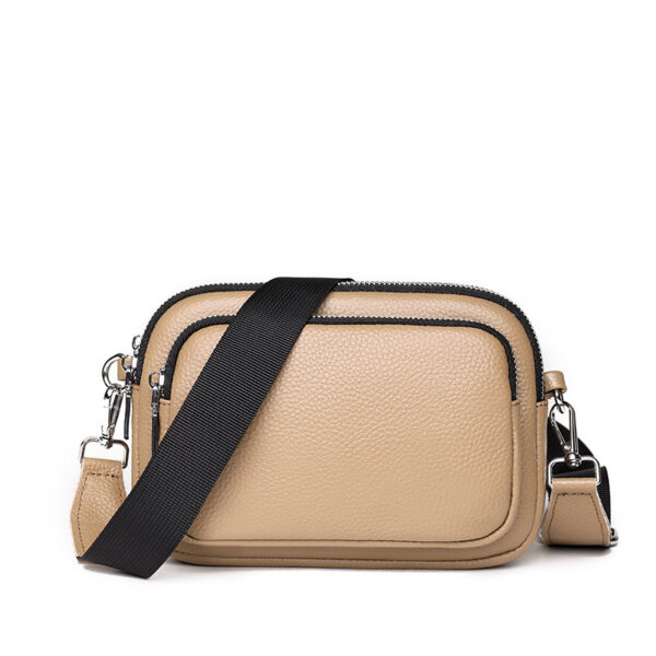 "Stylish Multi-layer Leather Handbag: On-Trend Fashion Accessory" - Image 9