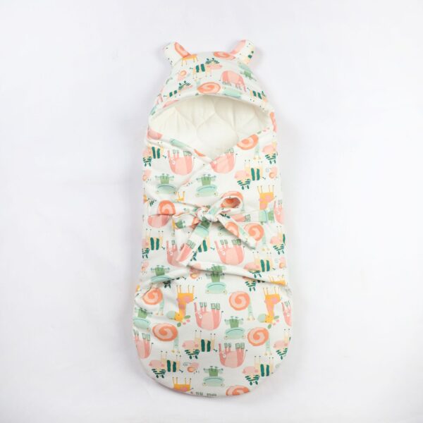 Premium Thick Cotton New-born Baby Swaddle Quilt for Anti-Kicking Comfort.🌿 - Image 8