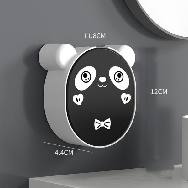 Bathroom Wall Mounted Storage Cartoon Panda Soap Box - Image 7