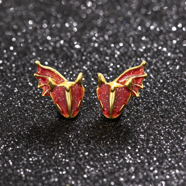 Trending Boho Dragon Dinosaur Stud Earrings For Women Girls - Image 3