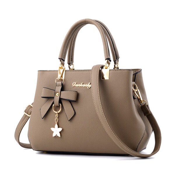 Chic Bowknot Star Pendant Totes: Women's Shoulder Bag Elegance - Image 9