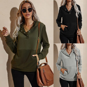 New Hot Style Long-Sleeved Hooded Sweater for Women